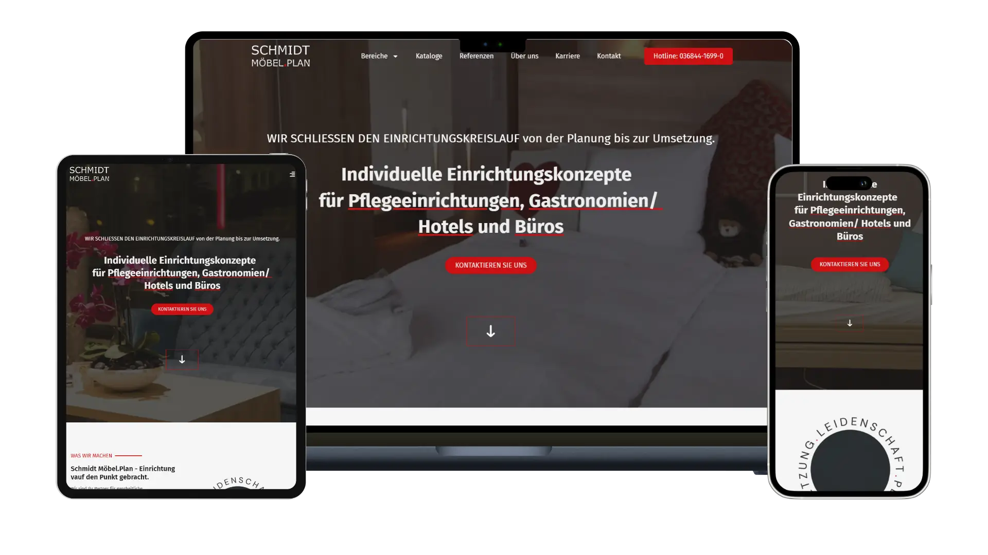 Schmidt-Möbel-plan Referenz Webseite Volk Web