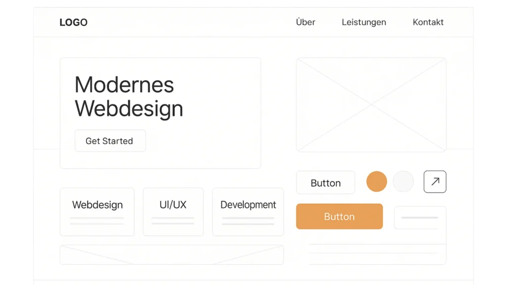 modernes Webdesign